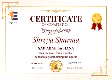 Srijan Certificate